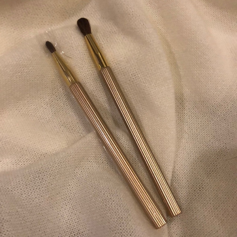 🆕 ESTEE LAUDER Gold Make-Up Brush Set
